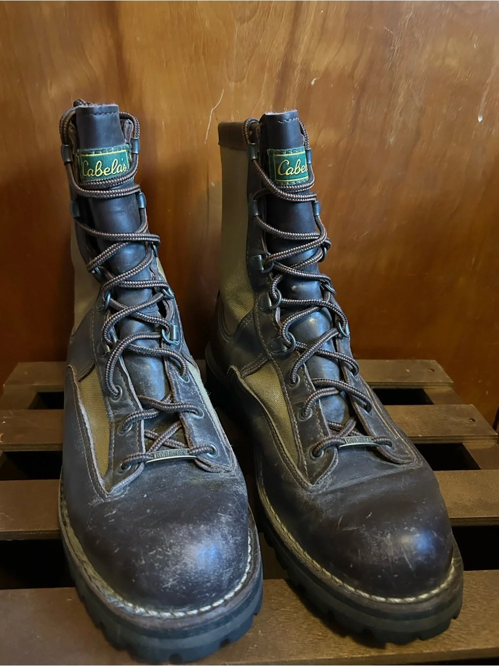 Danner X Cabela’s Men's Winter Lite Hunting Boots Lace-up Brown Tan, Size 13B